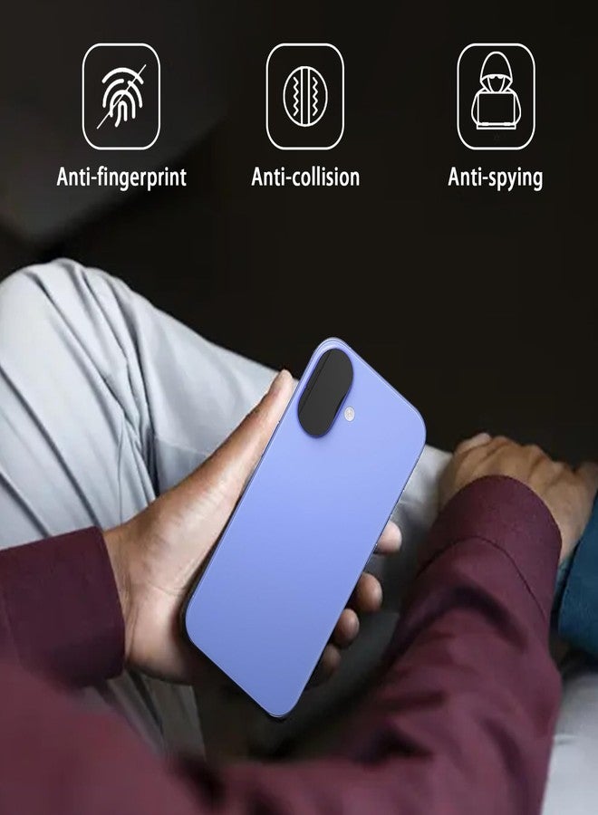 EYSOFT غطاء كاميرا أمامية EYSOFT متوافق مع آيفون 16/16 بلس مع غطاء عدسة خلفية، يحمي الخصوصية والأمان ولكن لا يؤثر على التعرف على الوجه (عبوة 2) - نسخة محدثة 2025 - Image 4