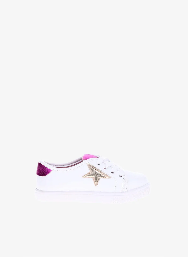 موليكينها Molekinha Infant Girls Sneakers White | Made In Brazil