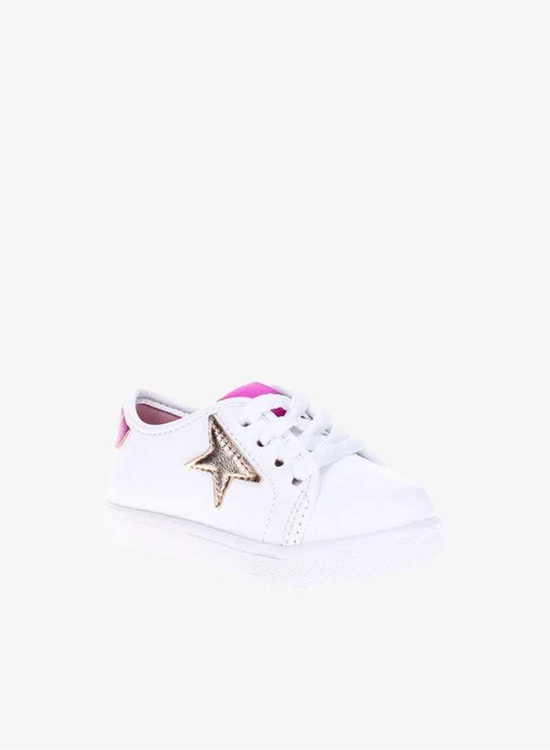 موليكينها Molekinha Infant Girls Sneakers White | Made In Brazil