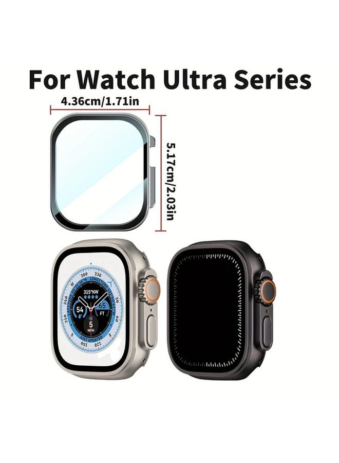 4 Sets Protective Case for Apple Watch Ultra 1 2 49mm with Screen Protector - Image 3