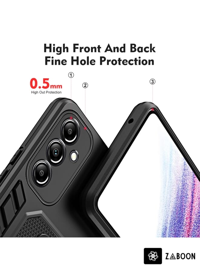 Zaboon Protective Case Cover For Samsung Galaxy M54 5G Variety Brave Armor Finger Loop Holder - Image 4