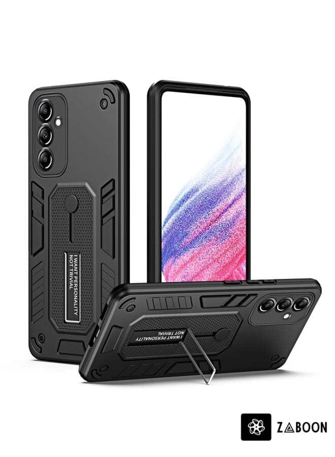 Zaboon Protective Case Cover For Samsung Galaxy M54 5G Variety Brave Armor Finger Loop Holder - Image 1