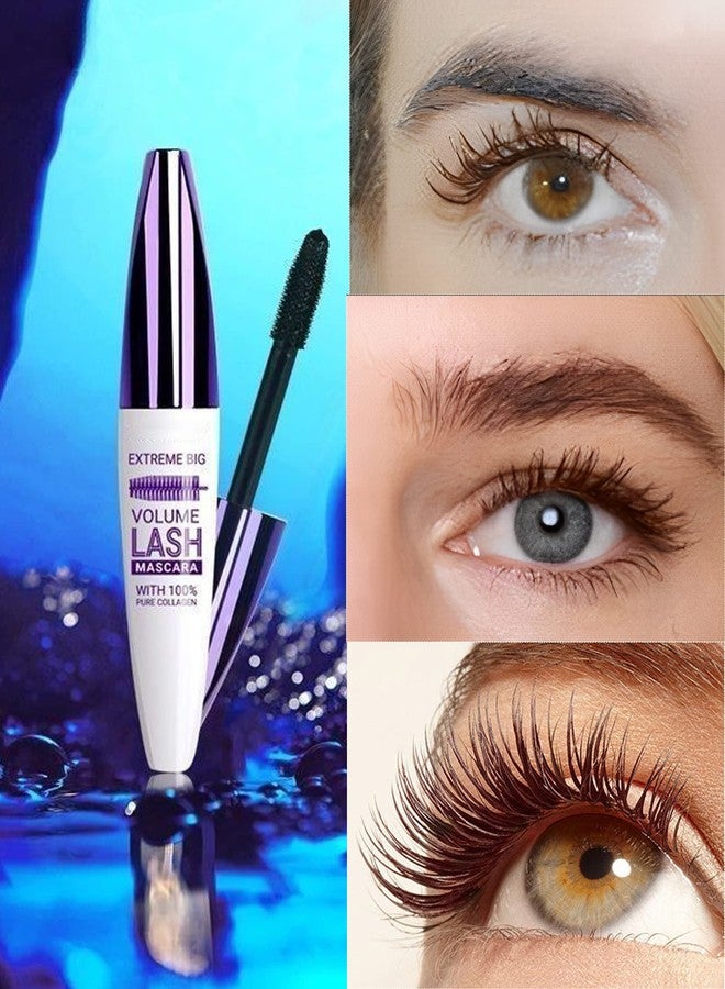 LYSdefeu 5D Burgundy Brown Mascara for Eyelashes-2Pcs Longlasting Waterproof Smudgeproof Colored rimel de pestañas,Curling Eye Lashes Fiber Mascara Volume and Length,Women’s Day Eye Makeup Gift for Women Gril - Image 2
