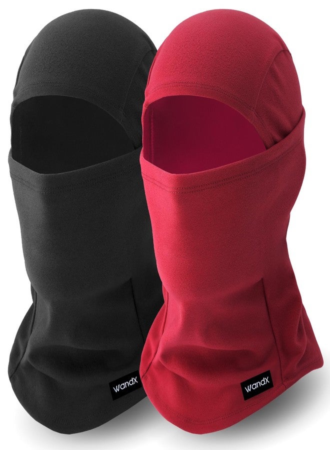 Wandx Winter Balaclava (US, Alpha, One Size, Medium, Black+Red) - Image 1