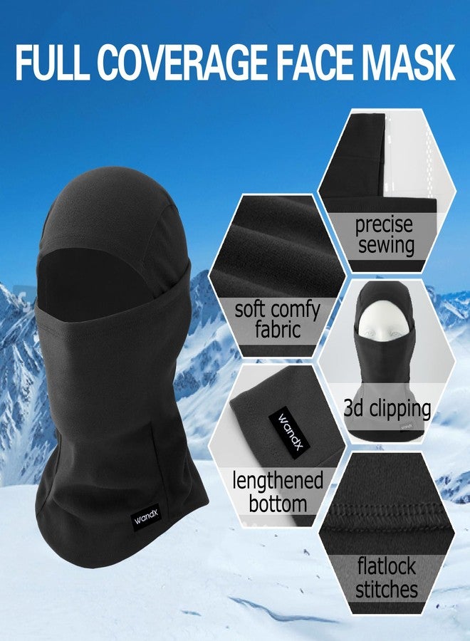 Wandx Winter Balaclava (US, Alpha, One Size, Medium, Black+Red) - Image 3