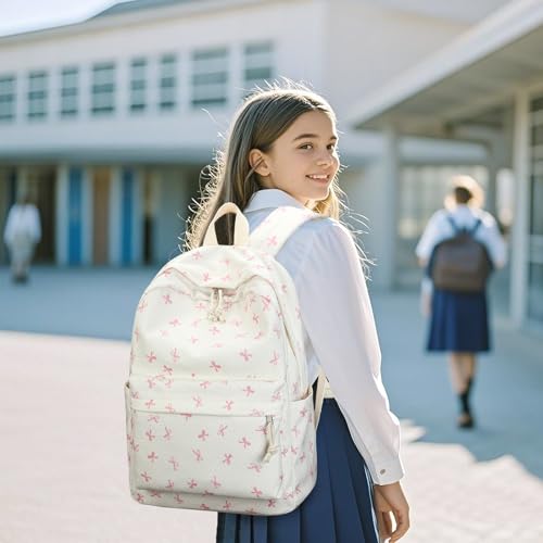 LEDAOU School Backpack Teen Girls Lightweight Bookbag Elementary Middle School Backpacks College Laptop Bag Travel Daypack - Image 4