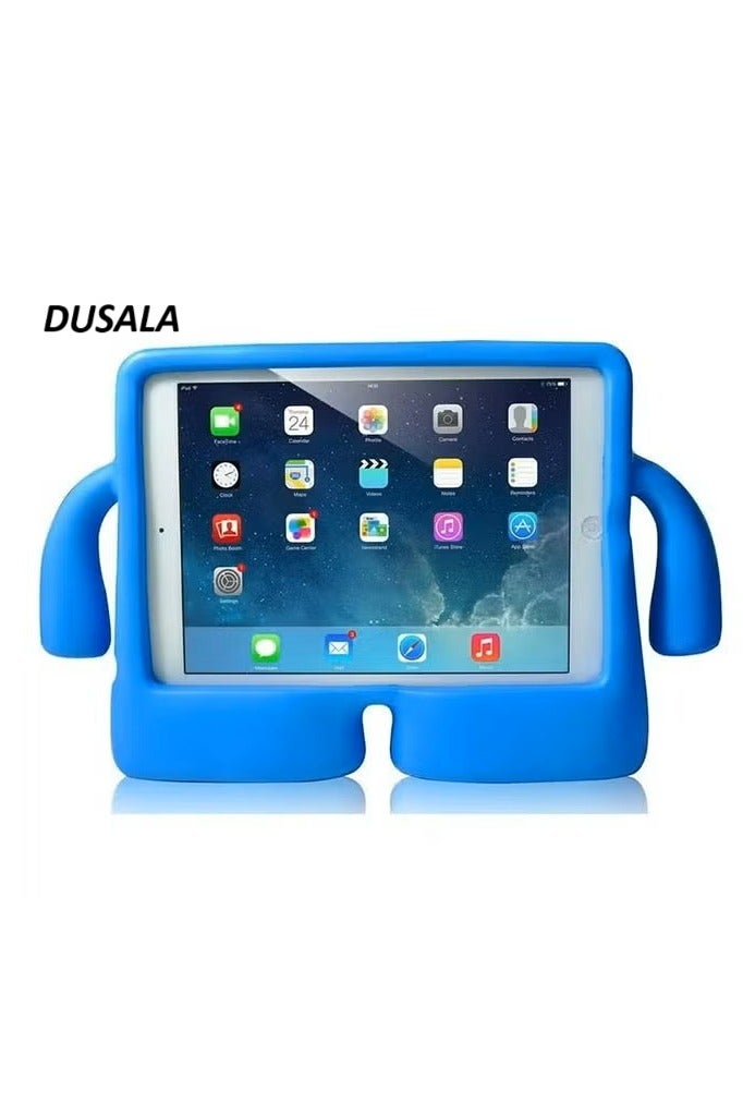 DUSALA Kids Shock‑Proof EVA Case with Handle & Stand for iPad Air 4/5 10.9 2020 2022 Bright Durable Cover(Blue)