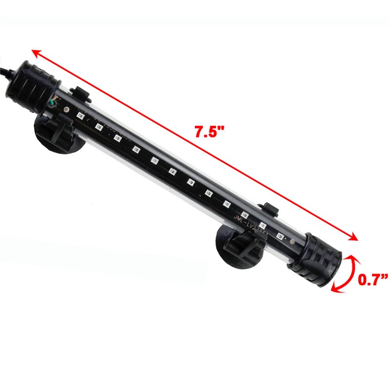 AQUANEAT Aquarium LED Submersible Light 7.5 Inch Underwater Fish Tank Light (Blue) - Image 5