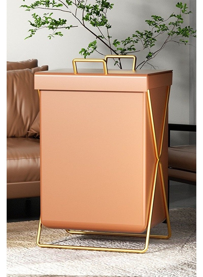 LIMOS Laundry Basket Stylish Clothes Storage Box Dust and Waterproof Portable Laundry Bag  - Image 1