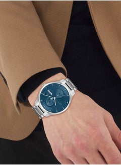 HUGO BOSS Men's Analog Round Shape Stainless Steel Wrist Watch 1514106 - 43 Mm  - Image 4
