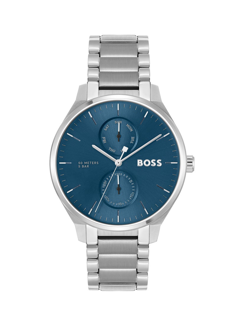HUGO BOSS - Men's Analog Round Shape Stainless Steel Wrist Watch 1514106 - 43 Mm - Image 1