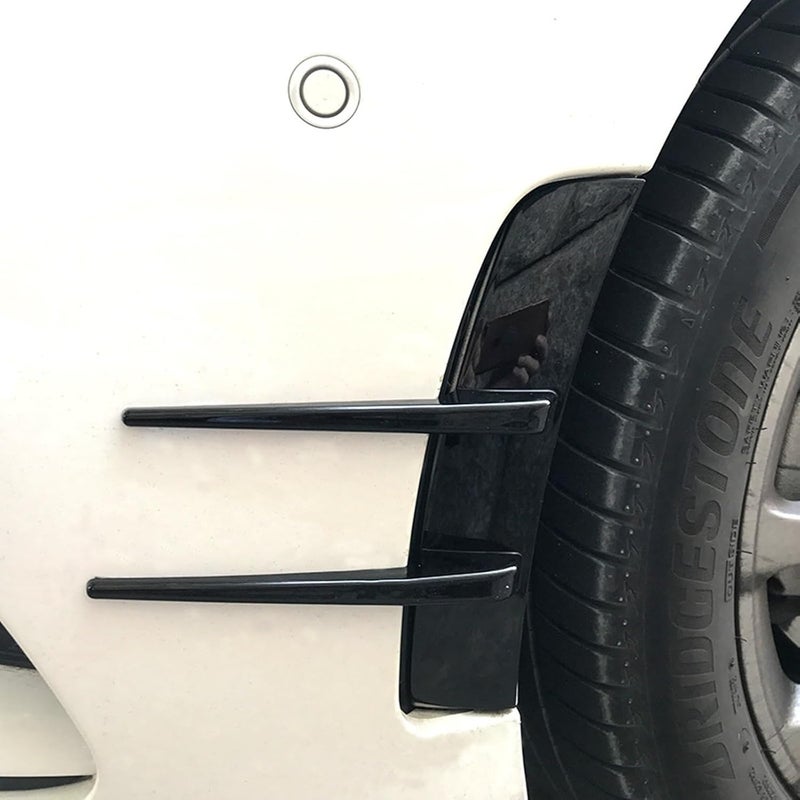 DEMULAX Carbon Fiber Look Front Bumper Vent Cover - Image 3