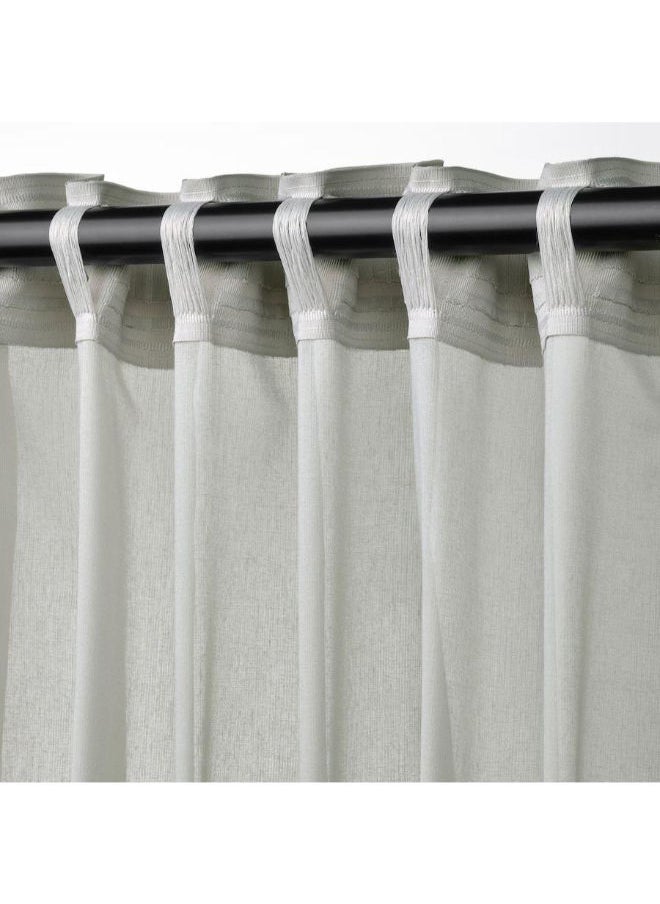 Naguib Selim - Luxury Voile Curtains Luxury Fabric 1 Piece Off White-300x300 - Image 1