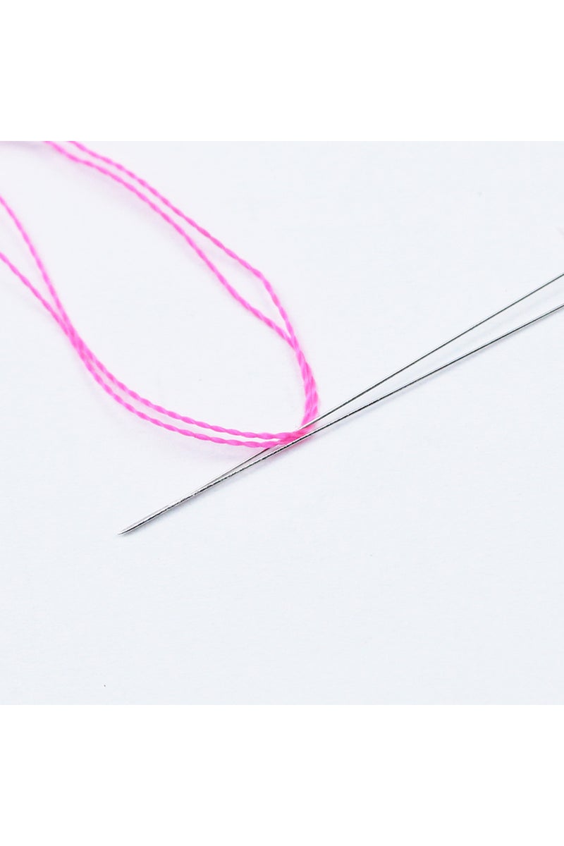 إيروريكس مجموعة MIUSIE المكونة من 26 قطعة من إبر الخرز المنحنية ذات العيون الكبيرة المصنوعة يدويًا من الفولاذ المقاوم للصدأ... - Image 4