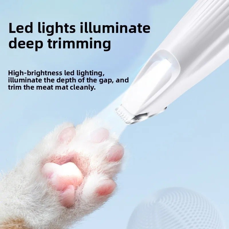 Professional Dog Grooming Clippers with LED Light LCD Display 18mm Wide Blade Cordless Low Noise - Image 3