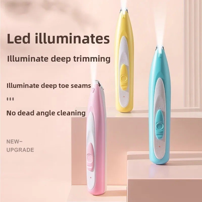Professional Dog Grooming Clippers with LED Light LCD Display 18mm Wide Blade Cordless Low Noise - Image 5