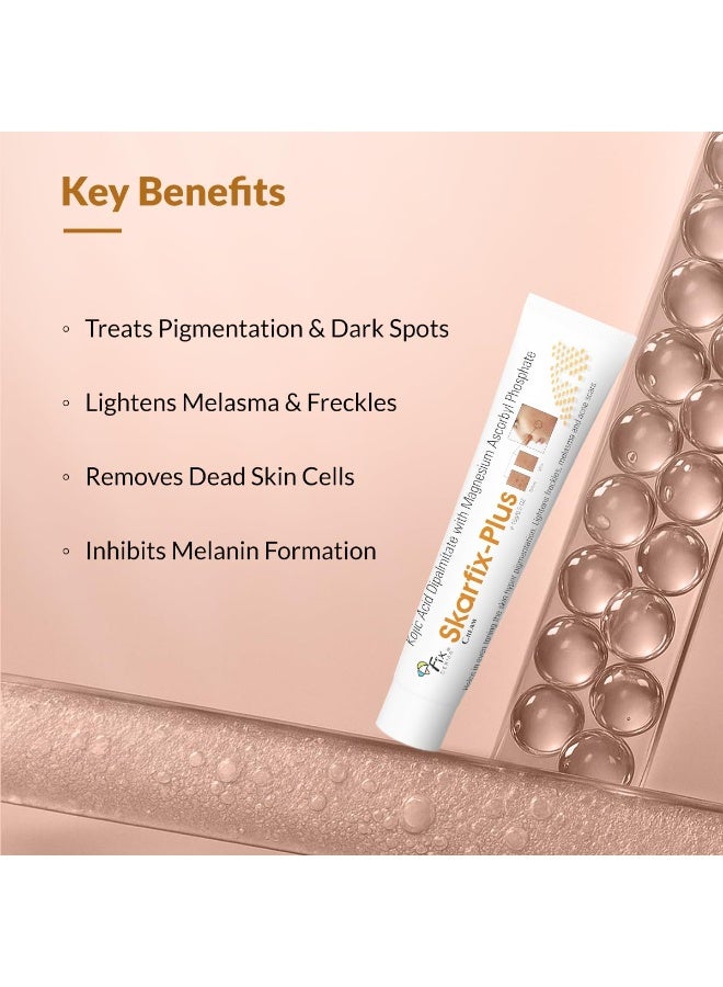 Fixderma Skarfix-Plus Scar Removal Cream | Hyperpigmentation Removal Cream and Acne Scars Removal Cream | Helps to Reduce Melasma- 15gm (Pack of 2) - Image 2