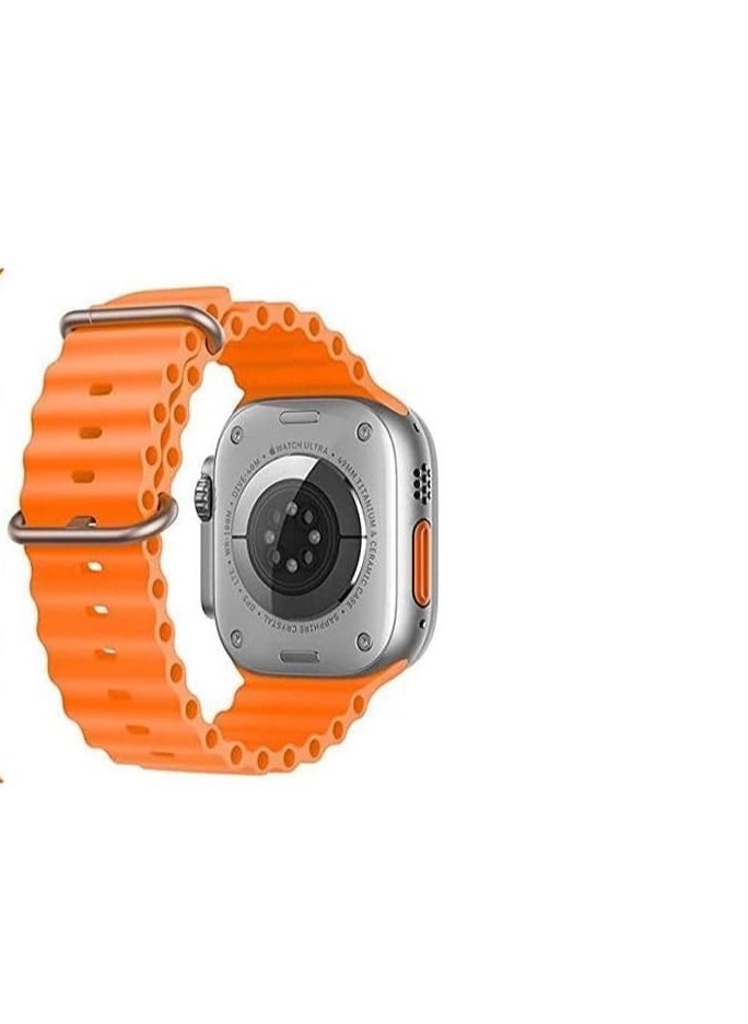Generic - Silicone Strap for Apple Watch 49mm - orange - Image 1