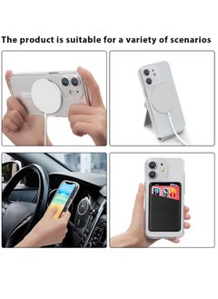 MIGOFAST Magnetic Clear Back Designed for iPhone 11 Clear Phone Case Compatible with Magsafe, Slim Protective Cover  - Image 4