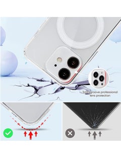 MIGOFAST Magnetic Clear Back Designed for iPhone 11 Clear Phone Case Compatible with Magsafe, Slim Protective Cover  - Image 5
