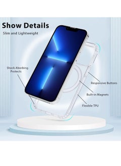 MIGOFAST Magnetic Clear Back Designed for iPhone 11 Clear Phone Case Compatible with Magsafe, Slim Protective Cover  - Image 3