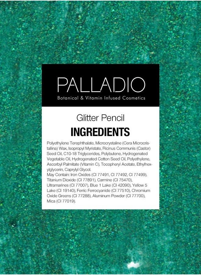 PALLADIO - Glitter Eyeliner Pencil Longlasting Creamy Cosmetic Pencil Shimmer Eye Liner Buttery Smooth Tip Professional Makeup Glittery Pencil Sharpenable, Brown Sparkle - Image 1