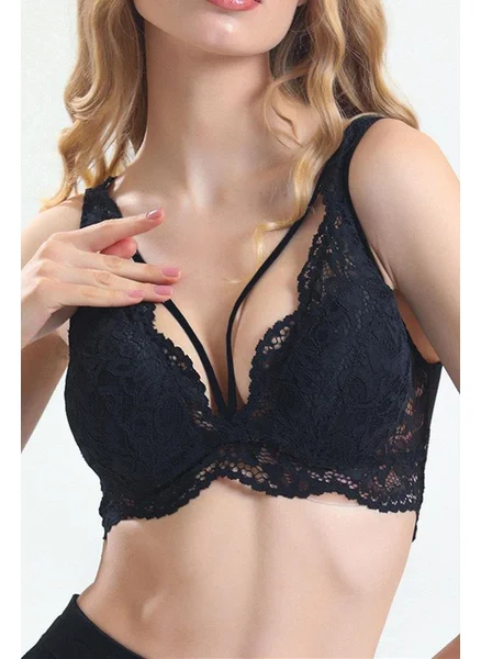 ماجيك فورم 3317 Women's Lace Support Bralet-Black