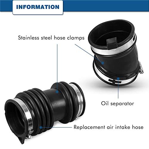 A ABIGAIL Air Intake Hose Compatible with Infiniti FX35 2003 2004 2005 2006 2007 2008- Intake Filter Tube Hose Replaces #16576-CG000 - Air Intake Duct Tube Boot - Image 5