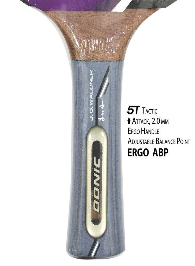 DONIC Waldner 800 Table Tennis Racket ( Black-Brown, 87 grams, All-rounder Wood) (754881SB) - Image 2