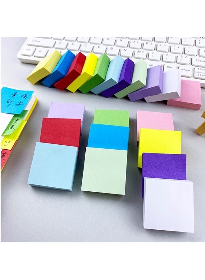 Generic 11-Color Small Square Sticky Notes, Do List Notepads for Plan Reminder 38mm x 38mm (1100 sheets)  - Image 4