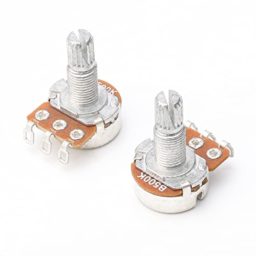 Swhmc مقاوم جير Potentiometer Audio Pots B500K أوم بديل 16.5 مم قاعدة قطر 18 مم عمود حزمة من 10 - Image 4