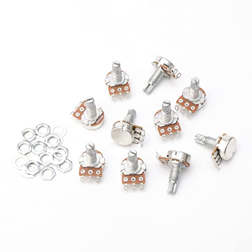 Swhmc مقاوم جير Potentiometer Audio Pots B500K أوم بديل 16.5 مم قاعدة قطر 18 مم عمود حزمة من 10 - Image 5