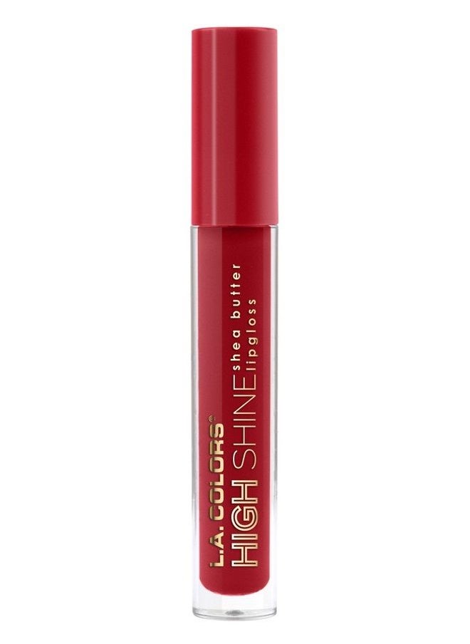 L.A. Colors High Shine Shea Butter Lip Gloss, Dynamite, 0.14 Ounce