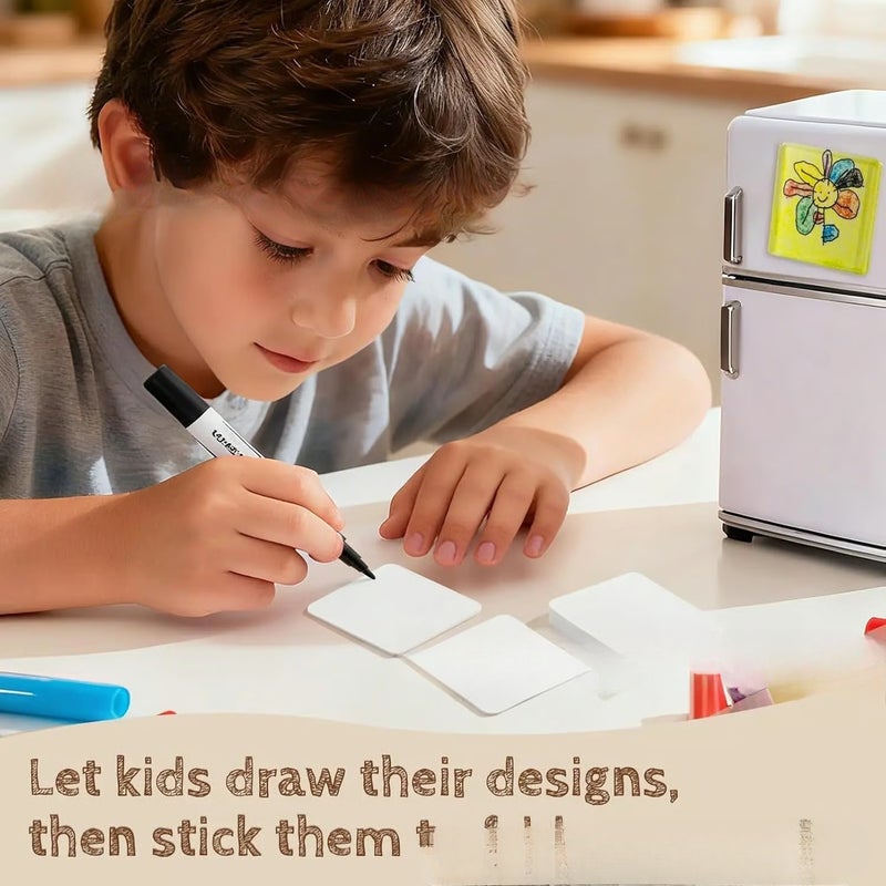 Cross-Border Acrylic DIY Fridge Magnets Set Transparent Acrylic DIY Fridge Magnet Set - Image 4