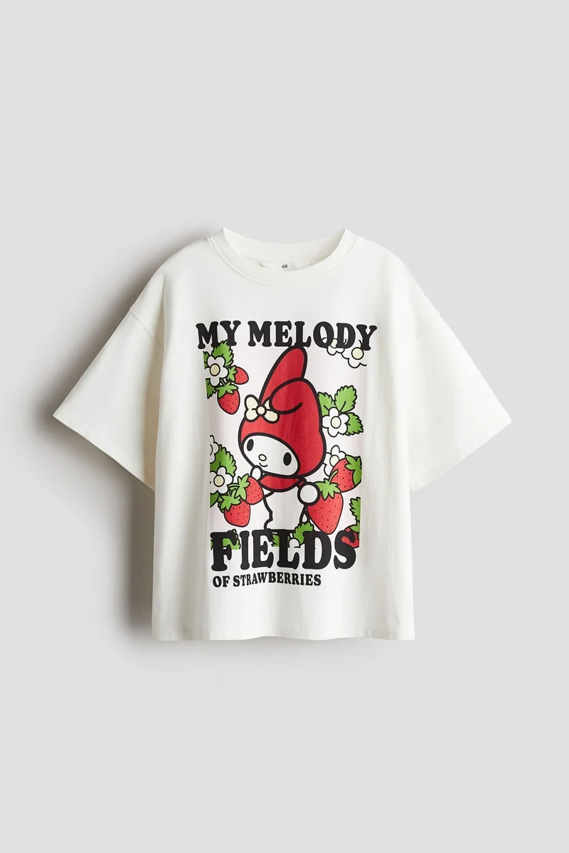 H&M Printed cotton T-shirt