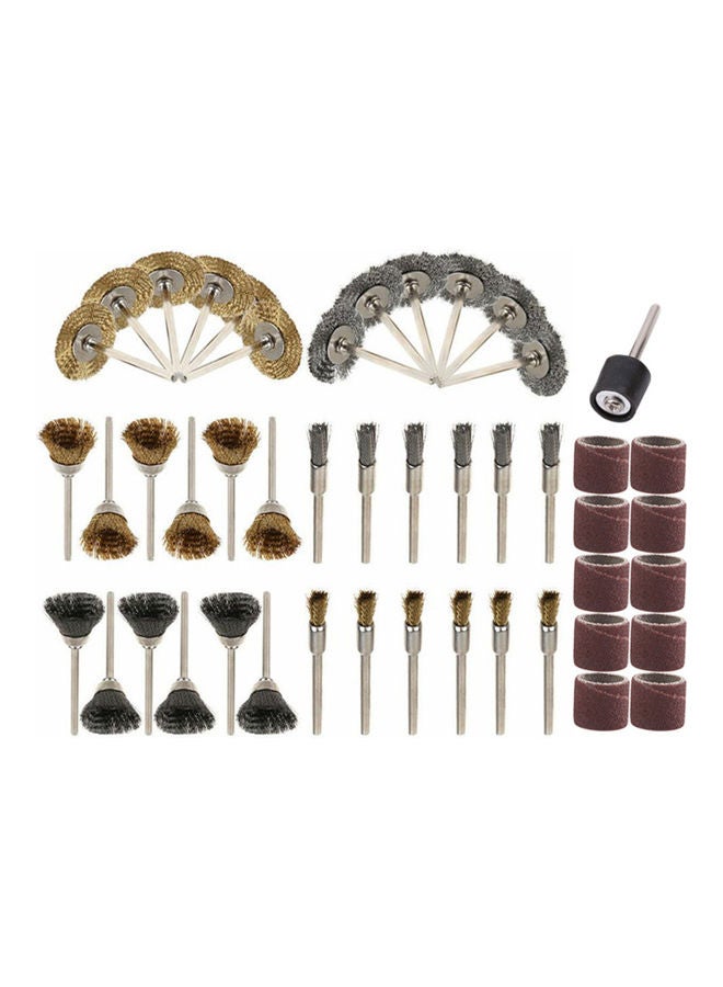 Loquat 47-Piece Steel Wired Brush Multicolour - Image 1