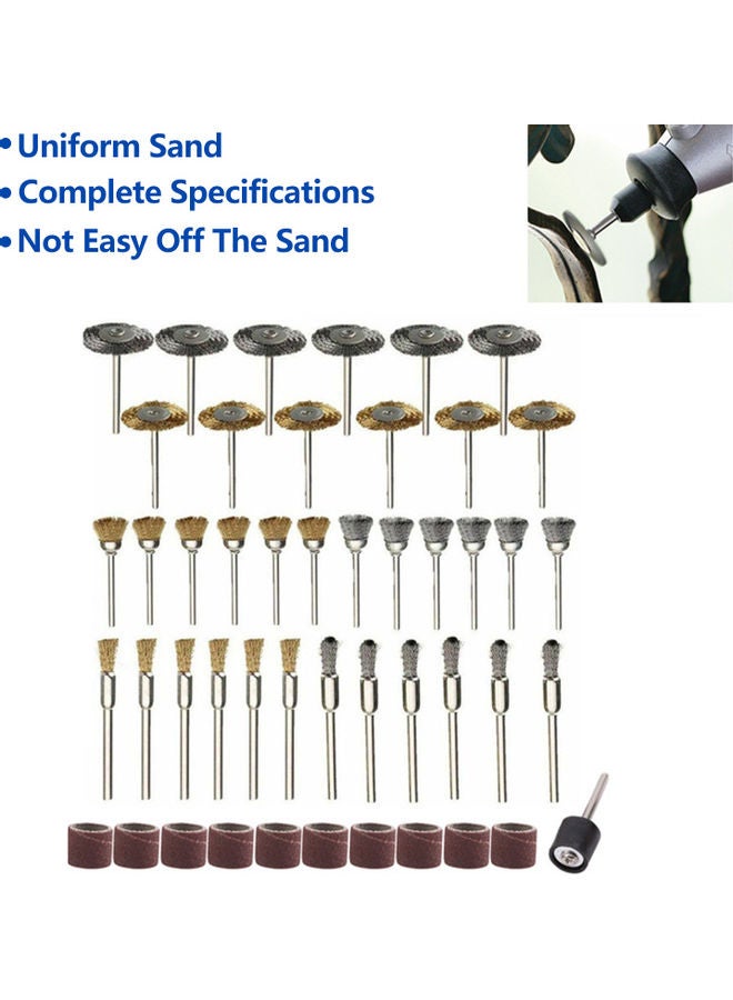 Loquat 47-Piece Steel Wired Brush Multicolour - Image 4