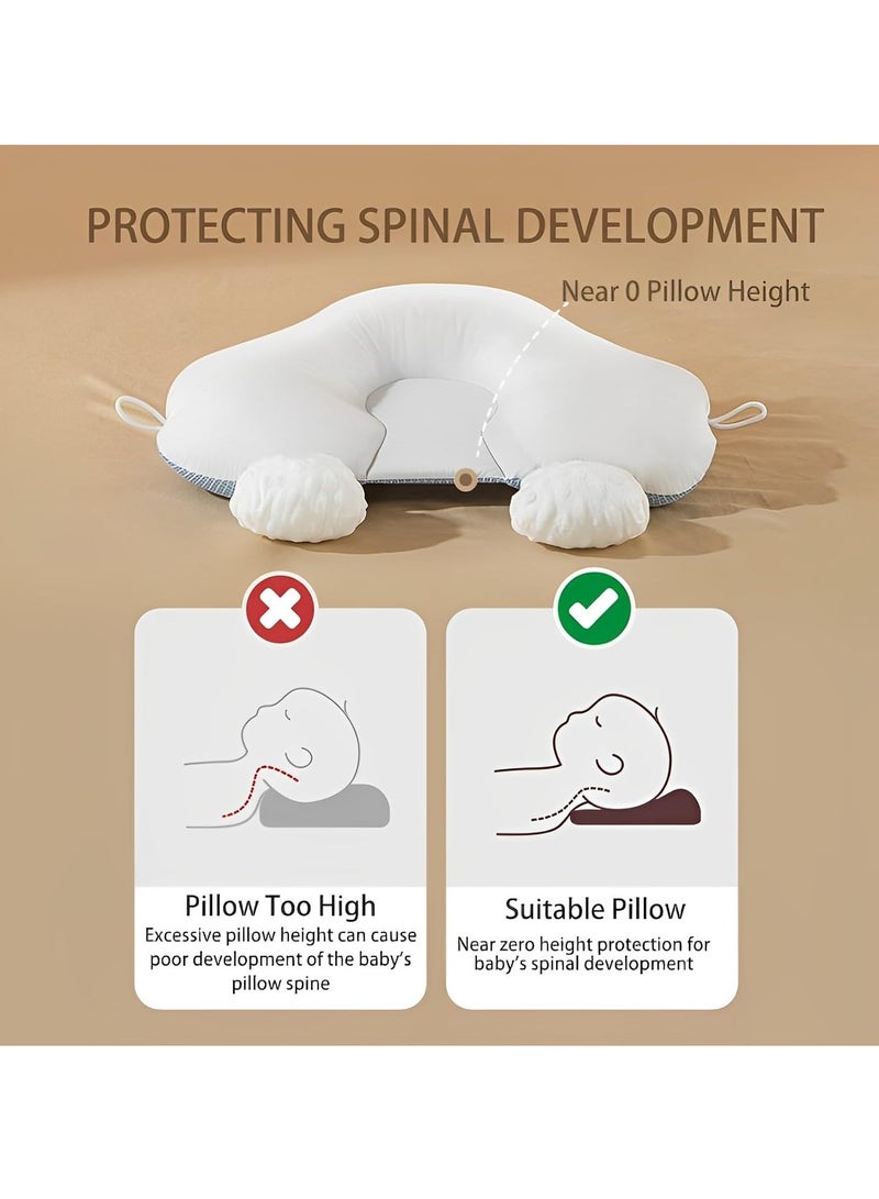 Gonice Baby's Head Shaping Pillow, Sleep Shaping Pillow and Neck Support Baby Memory Pillow - Image 2