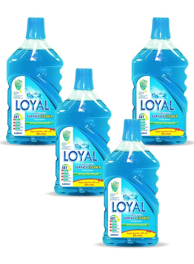 loyal Surface Cleaner 4x2400ML Seaside Breeze