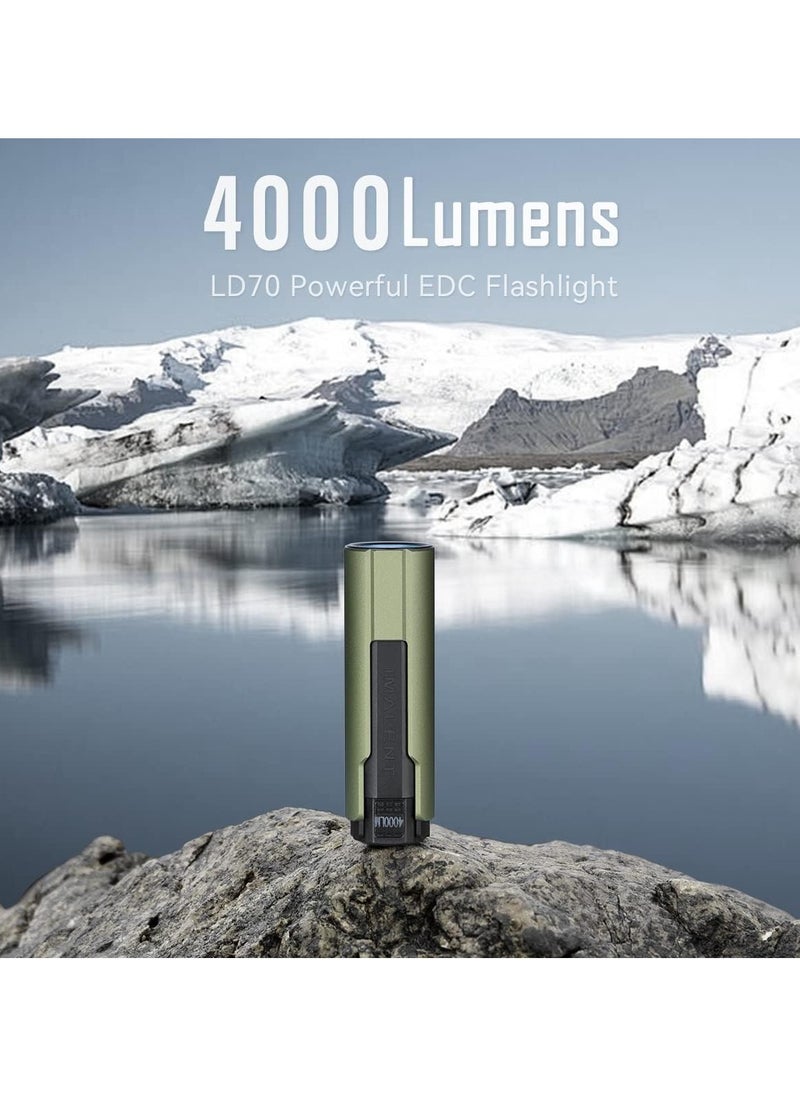 IMALENT - IMALENT LD70 EDC Flashlight Led Rechargeable Handlight High Performance 4000 lumens - Image 1
