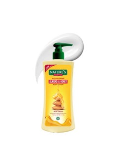 Nature's Essence Nature's Essence Almond & Honey Body Lotion, Nourishing & Moisturizing, Non Greasy Lotion for Dry to Rough Skin, Infused with Shea Butter, Almond & Honey, 500ml  - Image 1