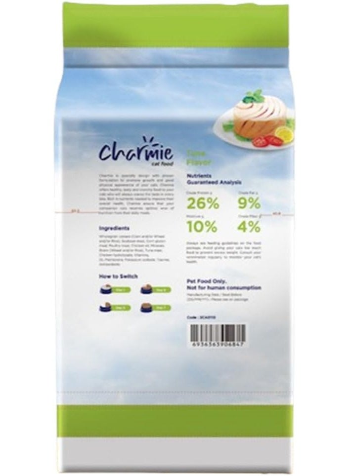Charmie Dry Cat Food Tuna Flavor - Taurine - Plus Protein - Natural Fiber - Promotes Growth & Good Physical Appearance - 10 kg - Image 3