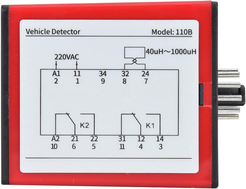 المواصفات: مصدر الطاقة: AC220V/50Hz، 2.5W درجة الحساسية: قابلة للتعديل على 3 مستويات التردد العامل: 20kHz-170KHz وقت أخذ العينات: 10مللي ثوانٍ بيئة العمل: -20~65℃، رطوبة نسبية 0-95% درجة حرارة التخزين: -40~85℃ الحد الأقصى لطول الحلقة المغناطيسية: 8م * 1م وضع الإخراج: من خلال ريلي (relay) نطاق الكشف: ضمن 10 أمتار الوزن: تقريبًا 300 جرام/10.6 أونصة قائمة المكونات: 1 x كاشف مركبات 1 x قاعدة لتثبيت الكاشف - Image 4
