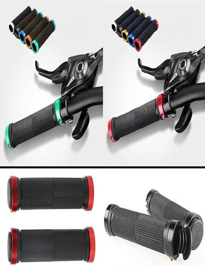 Wavva® Handle Grip for Cycle Non-Slip and Firm, Handles Grips Cycling Lock-on Anti-Slip Bicycle Handlebar Grips for Beach Cruiser Razor Scooter Foldable Mountain Bicycle (Ring Clousre) - Image 3