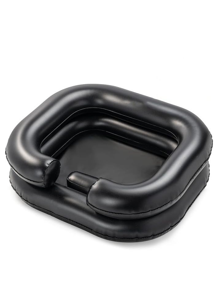 Portable inflatable shampoo basin (black)  - Image 1