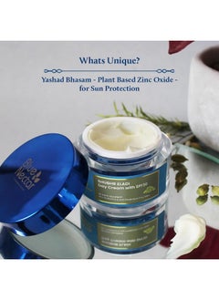Blue Nectar Brightening Day Cream For Men Daily Use With Spf 30 Sunscreen For Oily Skin Dry Skin Natural Skin Brightening Cream With Eladi 50G  - Image 2