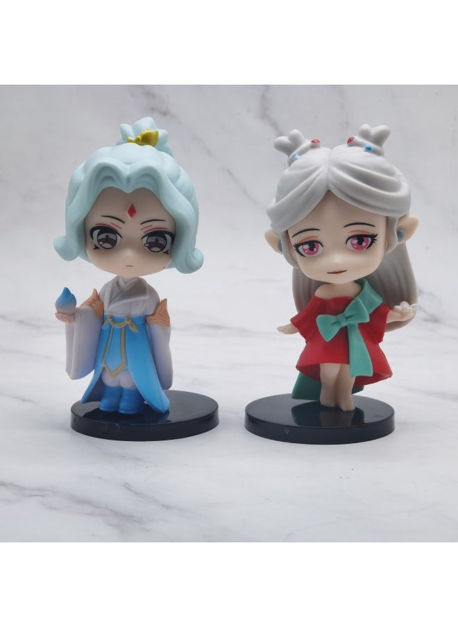 null - 6 King Pesticide Q Edition Model Ornaments 10cm Gashapon Machine Doll-Color:2 Generations Of 8 Models (10cm) Starting Price Is 20 Sets - Image 1