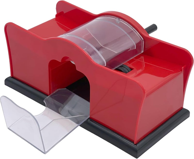 CHH Hand Cranked Card Shuffler for 2 Decks - Manual Card Shuffling Device - Image 1