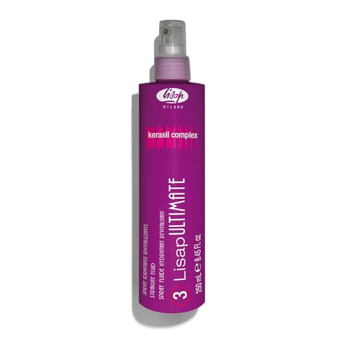 Lisap Heat Protectant for Hair, Ultimate Straight Fluid Hair Spray, Anti Frizz Hair Products, Thermal Protection Hydrating, Strengthening, Straightening & Styling Spray, For All Hair Types, 8.45 fl oz - Image 1