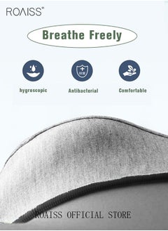 roaiss Set of 4 Men's 95% Cotton Boxer Shorts Breathable Soft Underwear Summer High Stretch Seamless Underwear  - Image 5